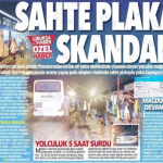 Sahte Plaka İle Yolcu Taşımışlar…